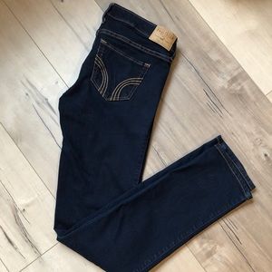 Hollister Straight leg dark wash jeans